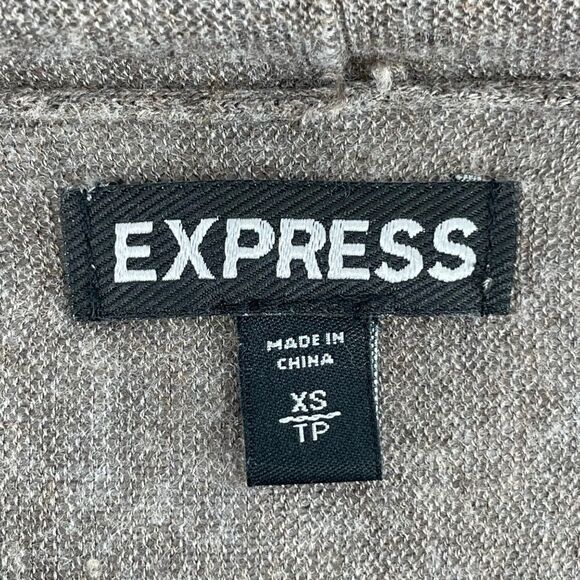 EXPRESS Open Front Waterfall Cardigan - Picture 8 of 10